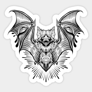 Blood Sucker, Vampire Bat. Sticker